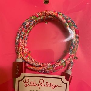 NEW Lilly Pulitzer 48” Charging Cord